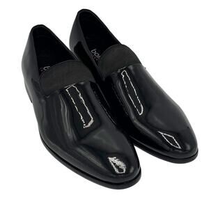 Baldi London Men's Hoff Patent Leather Dress Shoe in Black Size 10